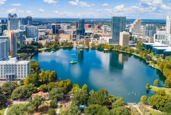 orlando florida downtown skyline