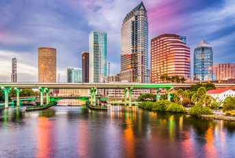 tampa florida usa skyline