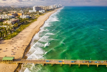 aerial of fort lauderdale florida