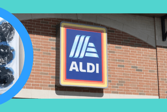 Aldi exterior, brick