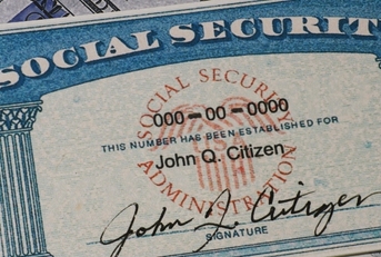 fake social security card