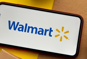 walmart logo on iphone display