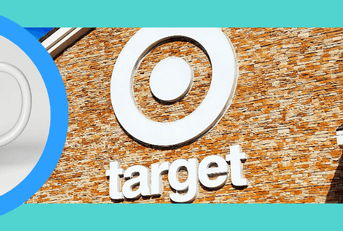 target exterior with blue sky