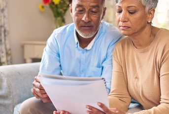 senior couple budget planning