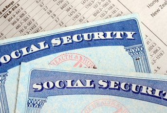 Social Security cards on retirement income