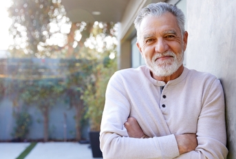retired senior hispanic man