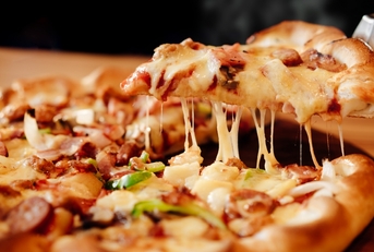 fresh cheese seas food pizza
