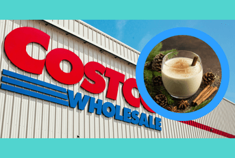 Costco exterior / eggnog