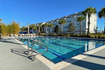 A neighborhood amenity complex