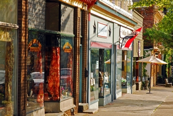 charming downtown streets Cold Spring New York