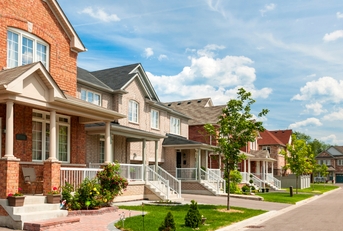 Suburban homes