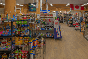 interior of a general store