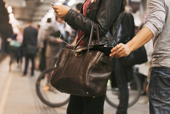 Stealing from a purse