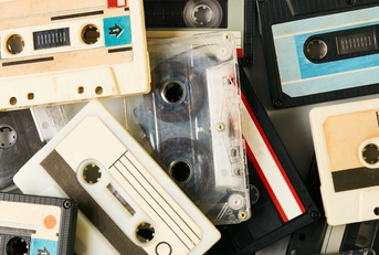 retro cassette tapes