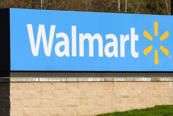 Monroe Walmart roadside store sign