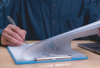 signs important documents