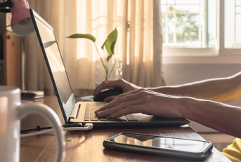 working from home