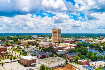 Downtown Spartanburg South Carolina 