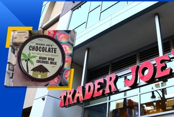Trader Joe&#x27;s exterior and featured item