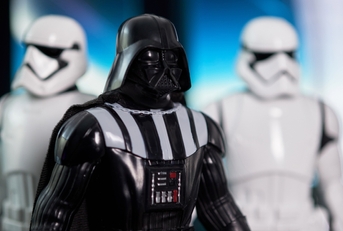 darth vader with stormtroopers
