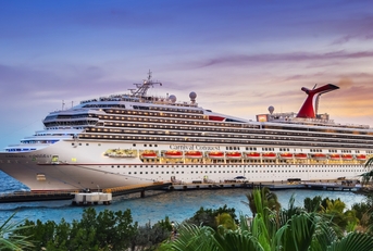 docked cruise ship