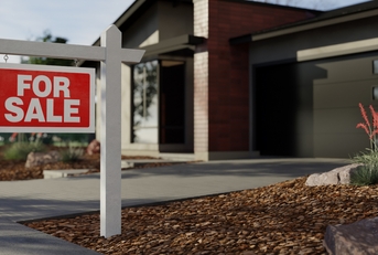 for sale sign in front