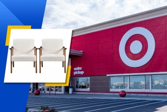 target store exterior and featured item