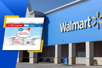 A Walmart store front