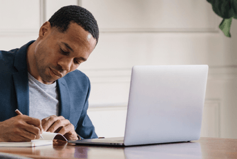person at computer