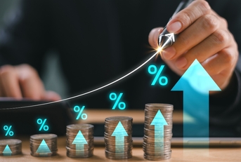 interest rate increase concept