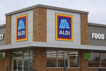 aldi supermarket storefront