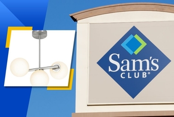 Sam&#x27;s club store logo and featured item