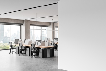 light coworking interior