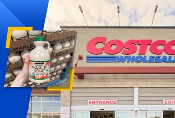 Costco store logo and featured item