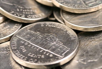 A nickel close up
