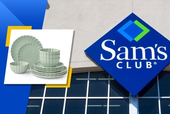 Sam&#x27;s club store logo and featured item