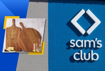 Sam&#x27;s club store exterior logo