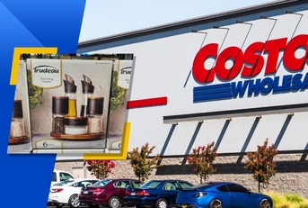 costco store exterior and featured item