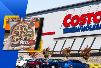 costco store exterior and featured item