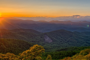 blue ridge parkway summer