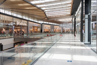 empty shopping mall