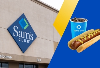 Sam&#x27;s club store exterior and featured item