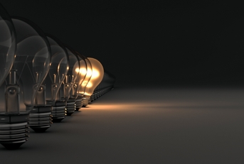 Glowing Light Bulb