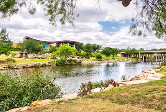 tranquil river in san angelo