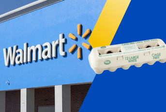A Walmart store front