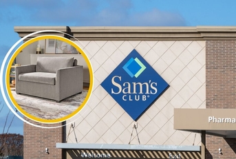 Sam&#x27;s club store exterior and featured item