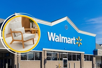 Walmart store exterior and featured item
