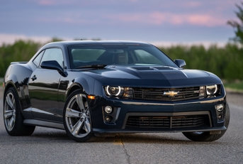 shiny luxury chevrolet camaro