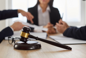 judge's gavel on desk