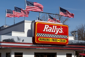 rallys drive thru fast food restaurant